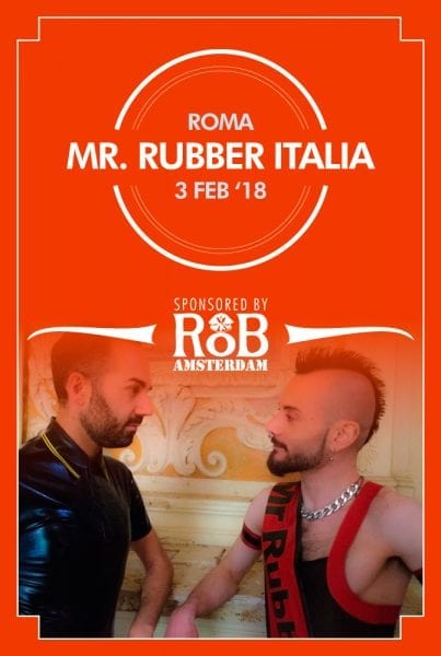 Mister Rubber Italia 2018 Flyer