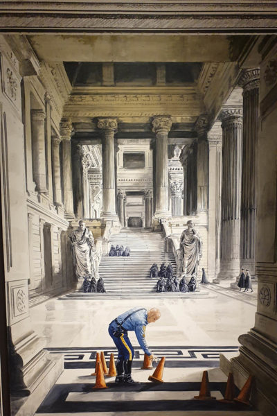 En el palacio de justicia de Bruselas