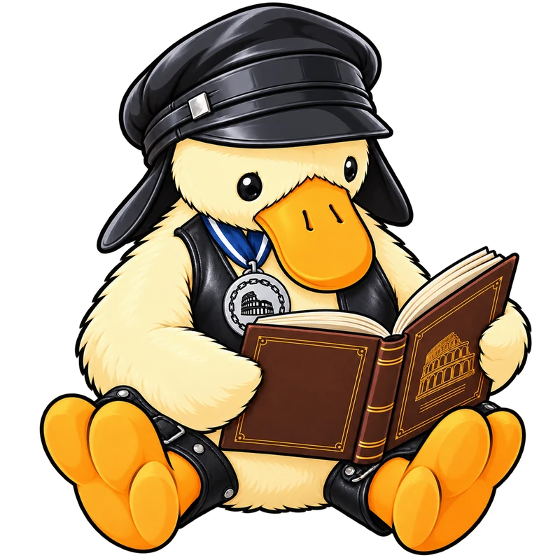 Dodo reading the history of the Club