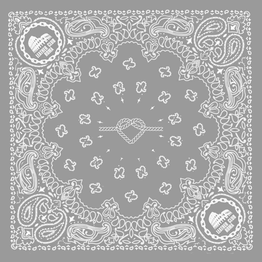 Grey Hanky Code bandana