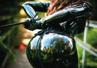 Christine Dengate — Rubber Reflection, a work documented at WeFetish 2014